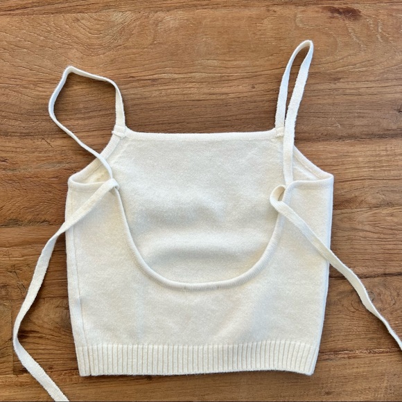 LINE & DOT • Megan Wrap Sweater Top in Cream - Picture 8 of 16